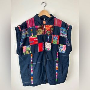 Vintage Tapestry Patchwork Vest